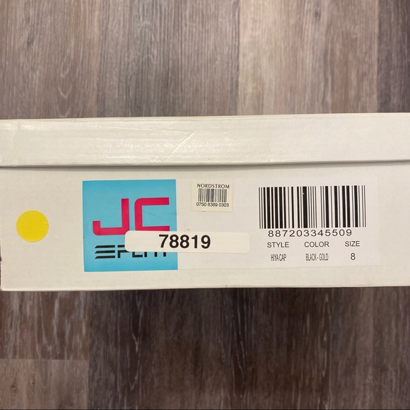 Jeffrey Campbell Hiya Gold Cap Platform High Tops - Picture 5 of 9